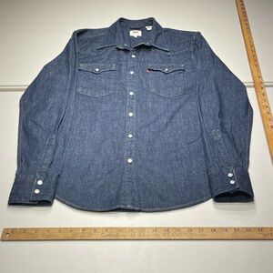 Levi's Indigo Button-Up Shirt
